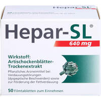 Hepar-SL 640 mg Filmtabletten, 50 Stk., MCM KLOSTERFRAU Vertr. GmbH