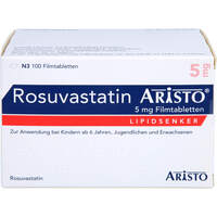 Rosuvastatin Aristo 5 mg Filmtabletten, 100 st, Aristo Pharma GmbH