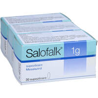SALOFALK 1 g Suppositorien, 90 st, Pb Pharma GmbH