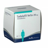 Tadalafil beta 20mg Filmtabletten, 48 st, betapharm Arzneimittel GmbH