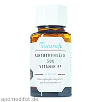 naturafit Pantothensäure 500 Vitamin B5, 60 Stück, Naturafit GmbH