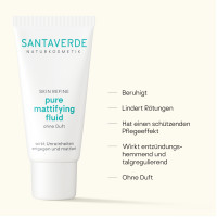pure mattifying fluid, 30 ml, SANTAVERDE GmbH
