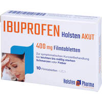 Ibuprofen Holsten akut 400 mg Filmtabletten, 10 Stk., Holsten Pharma GmbH