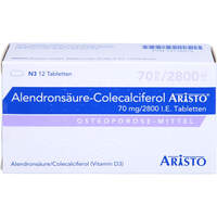 Alendronsäure-Colecalciferol Aristo 70 mg/2800 IE, 12 st, Aristo Pharma GmbH