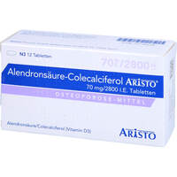 Alendronsäure-Colecalciferol Aristo 70 mg/2800 IE, 12 st, Aristo Pharma GmbH