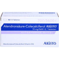 Alendronsäure-Colecalciferol Aristo 70 mg/5600 IE, 12 st, Aristo Pharma GmbH