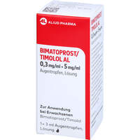 Bimatoprost/Timolol AL 0.3 mg/ml + 5 mg/ml ATR, 3 ml, Aliud Pharma GmbH
