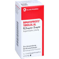 Bimatoprost/Timolol AL 0.3 mg/ml + 5 mg/ml ATR, 3 ml, Aliud Pharma GmbH