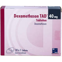 Dexamethason TAD 40mg Tabletten, 10 Stk., TAD Pharma GmbH