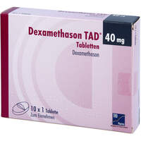 Dexamethason TAD 40mg Tabletten, 10 Stk., TAD Pharma GmbH