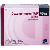 Dexamethason TAD 40mg Tabletten, 20 Stk., TAD Pharma GmbH