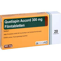 Quetiapin Accord 300mg Filmtabletten, 20 Stk., Accord Healthcare GmbH