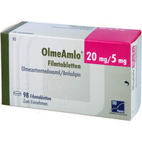 OlmeAmlo 20mg/5mg Filmtabletten, 98 st, TAD Pharma GmbH