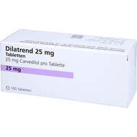 Dilatrend 25 mg Tabletten, 100 st, Allomedic GmbH
