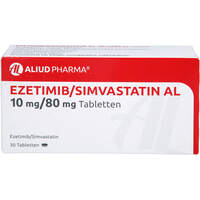 Ezetimib/Simvastatin AL 10 mg/80mg Tabletten, 30 st, Aliud Pharma GmbH