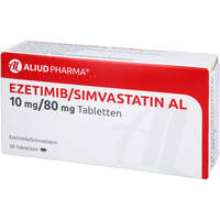 Ezetimib/Simvastatin AL 10 mg/80mg Tabletten, 30 st, Aliud Pharma GmbH