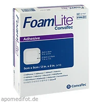 Foam Lite ConvaTec adhäsiv 5x5cm, 10 Stück, Convatec (Germany) GmbH