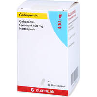 Gabapentin Glenmark 400 mg Hartkapseln, 50 Stk., Glenmark Arzneimittel GmbH