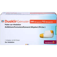 Duaklir Genuair 340ug/12ug Pulver z. Inh. 60ED, 1 Stk., Eurimpharm Arzneimittel GmbH