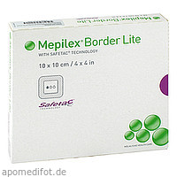 MEPILEX Border Lite Schaumverb.10x10 cm steril, 5 st, Docpharm GmbH