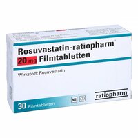 Rosuvastatin-ratiopharm 20 mg Filmtabletten, 30 Stk., ratiopharm GmbH