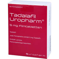 Tadalafil Uropharm 5 mg, 84 Stk., Abanta Pharma GmbH