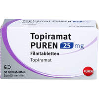 Topiramat PUREN 25 mg Filmtabletten, 50 Stk., PUREN Pharma GmbH & Co. KG