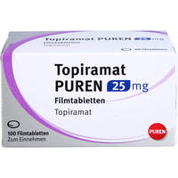 Topiramat PUREN 25 mg Filmtabletten, 100 Stk., PUREN Pharma GmbH & Co. KG