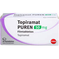 Topiramat PUREN 50 mg Filmtabletten, 50 st, PUREN Pharma GmbH & Co. KG