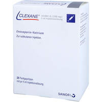CLEXANE 10.000 I.E.100 mg/ml ILO Fertigspritze, 20 st, Aca Müller/Adag Pharma AG