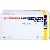EZETIMIB/SIMVA BASICS 10 mg/80 mg Tabletten, 100 st, Basics GmbH