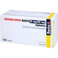 EZETIMIB/SIMVA BASICS 10 mg/80 mg Tabletten, 100 st, Basics GmbH