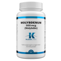 Molybdenum 500 mcg (Molybdän) KLEAN LABS, 60 st, Supplementa GmbH