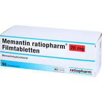 MEMANTIN ratiopharm 20 mg Filmtabletten, 98 st, Bb Farma S.R.L.