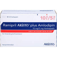 Ramipril Aristo plus Amlodipin 10mg/5mg Hartkps, 30 Stk., Aristo Pharma GmbH