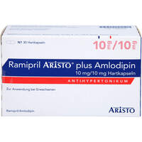 Ramipril Aristo plus Amlodipin 10mg/10mg Hartkps, 30 Stk., Aristo Pharma GmbH