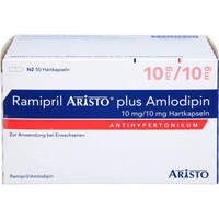 Ramipril Aristo plus Amlodipin 10mg/10mg Hartkps, 50 Stk., Aristo Pharma GmbH