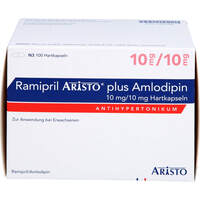 Ramipril Aristo plus Amlodipin 10mg/10mg Hartkps, 100 st, Aristo Pharma GmbH