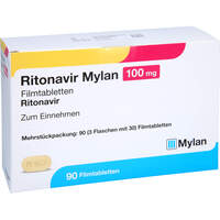 Ritonavir Mylan 100 mg Filmtabletten, 90 Stk., Viatris Healthcare GmbH