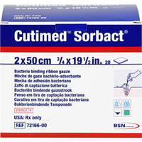 CUTIMED Sorbact Tamponaden 2x50 cm, 20 st, + Prisoma GmbH