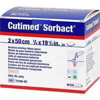 CUTIMED Sorbact Tamponaden 2x50 cm, 20 st, + Prisoma GmbH