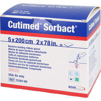 CUTIMED Sorbact Tamponaden 5x200 cm, 10 Stk., + Prisoma GmbH