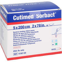 CUTIMED Sorbact Tamponaden 5x200 cm, 10 Stk., + Prisoma GmbH