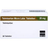 Telmisartan Micro Labs 20 mg Tabletten, 98 Stk., Micro Labs GmbH