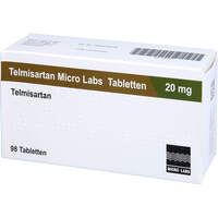 Telmisartan Micro Labs 20 mg Tabletten, 98 Stk., Micro Labs GmbH