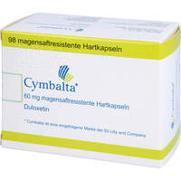 CYMBALTA 60 mg magensaftresistente Hartkapseln, 98 st, Fd Pharma GmbH