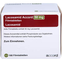 Lacosamid Accord 50 mg Filmtabletten, 168 st, Accord Healthcare GmbH