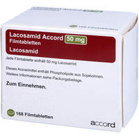 Lacosamid Accord 50 mg Filmtabletten, 168 st, Accord Healthcare GmbH