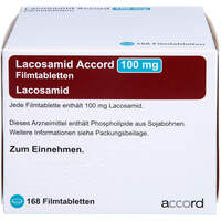 Lacosamid Accord 100 mg Filmtabletten, 168 st, Accord Healthcare GmbH