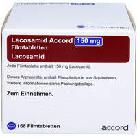 Lacosamid Accord 150 mg Filmtabletten, 168 st, Accord Healthcare GmbH